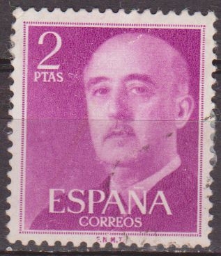 España 1955 1158 Sello º General Franco 2pts Timbre Espagne Spain Spagna Espana Spanje Spanien 